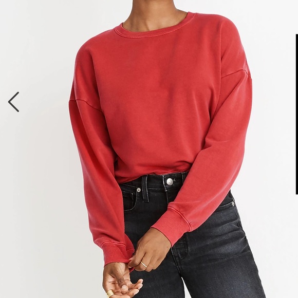 J. Crew Sweaters - J. Crew Rivet & Thread Crop Sweatshirt Sz M